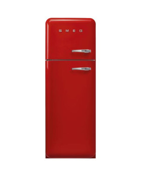 Külmik smeg, 50-ndate stiil, 172 cm, 222/72 l, 34 db, mehaaniline, vasak, punane