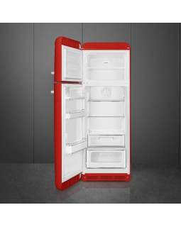 Külmik smeg, 50-ndate stiil, 172 cm, 222/72 l, 34 db, mehaaniline, vasak, punane-foto2