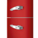 Külmik smeg, 50-ndate stiil, 172 cm, 222/72 l, 34 db, mehaaniline, vasak, punane