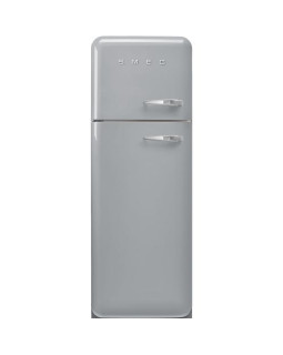Külmik smeg, 50-ndate stiil, 172 cm, 222/72 l, 34 db, vasak, mehaaniline juhtimine, hõbedane Külmik smeg, 50-ndate stiil, 172 cm, 222/72 l, 34 db, vasak, mehaaniline juhtimine, hõbedane