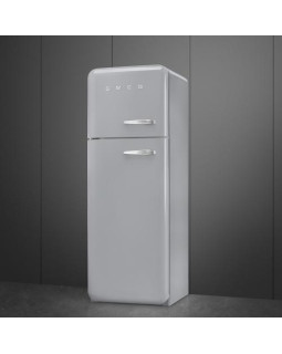 Külmik smeg, 50-ndate stiil, 172 cm, 222/72 l, 34 db, vasak, mehaaniline juhtimine, hõbedane-foto3