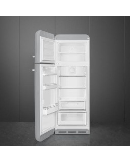 Külmik smeg, 50-ndate stiil, 172 cm, 222/72 l, 34 db, vasak, mehaaniline juhtimine, hõbedane-foto5