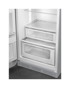 Külmik smeg, 50-ndate stiil, 172 cm, 222/72 l, 34 db, vasak, mehaaniline juhtimine, hõbedane-foto7
