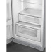 Külmik smeg, 50-ndate stiil, 172 cm, 222/72 l, 34 db, vasak, mehaaniline juhtimine, hõbedane