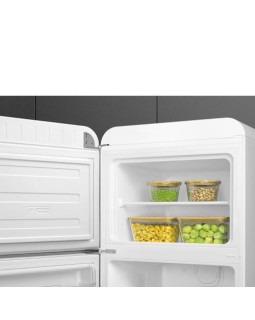 Külmik smeg, 50-ndate stiil, 172 cm, 222/72 l, 34 db, mehaaniline, vasak, valge-foto4