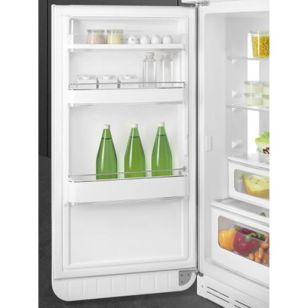 Külmik smeg, 50-ndate stiil, 172 cm, 222/72 l, 34 db, mehaaniline, vasak, valge