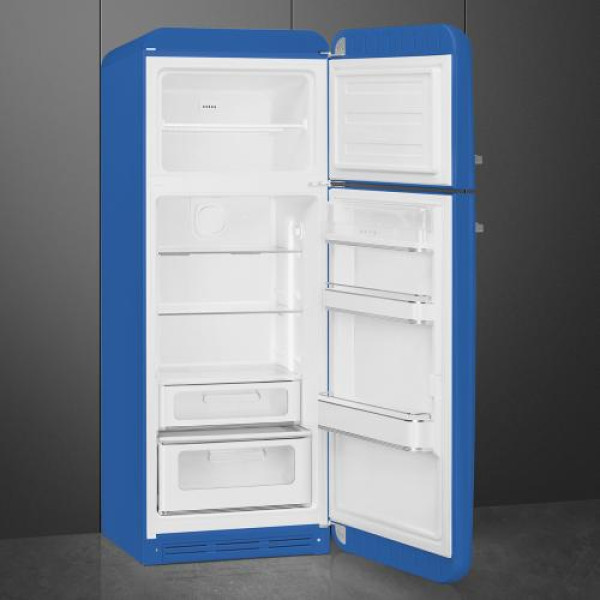 Külmik smeg, 50-ndate stiil, 172 cm, 222/72 l, 34 db, sinine