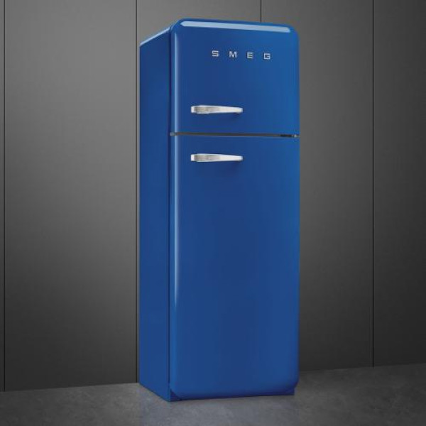 Külmik smeg, 50-ndate stiil, 172 cm, 222/72 l, 34 db, sinine
