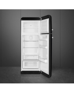 Külmik smeg, 50-ndate stiil, 172 cm, 222/72 l, 37 db, mehaaniline, parem, must-foto2