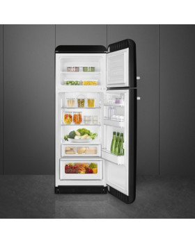 Külmik smeg, 50-ndate stiil, 172 cm, 222/72 l, 37 db, mehaaniline, parem, must-foto3