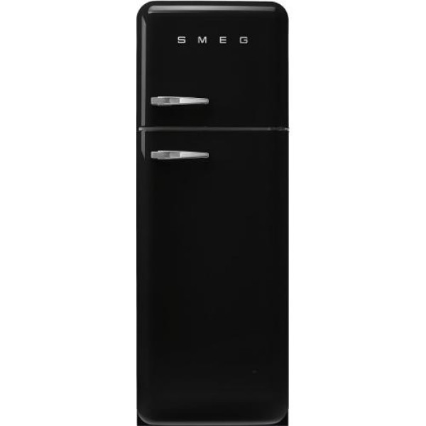 Külmik smeg, 50-ndate stiil, 172 cm, 222/72 l, 34 db, mehaaniline, parem, must