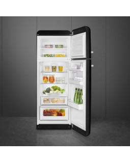 Külmik smeg, 50-ndate stiil, 172 cm, 222/72 l, 34 db, mehaaniline, parem, must-foto4