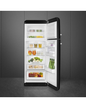 Külmik smeg, 50-ndate stiil, 172 cm, 222/72 l, 34 db, mehaaniline, parem, must-foto4