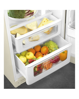 Külmik smeg, 50-ndate stiil, 172 cm, 222/72 l, 37 db, mehaaniline, parem, kreem-foto5