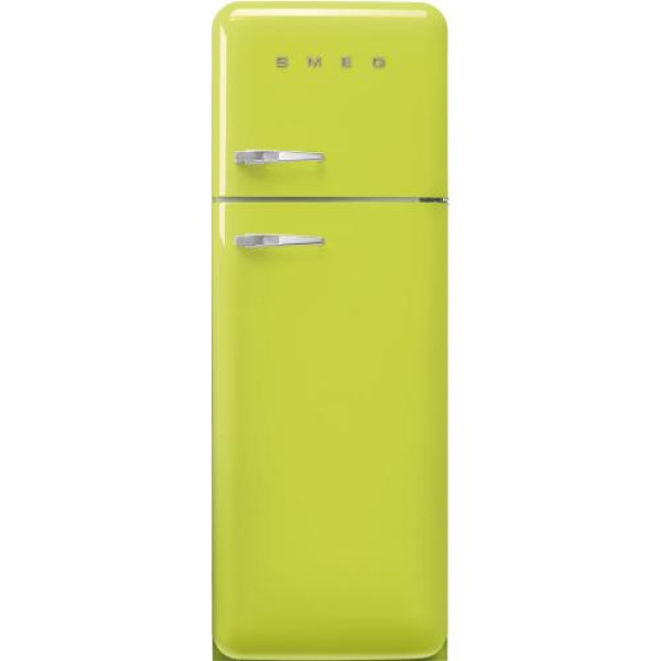 Külmik smeg, 50-ndate stiil, 172 cm,  222/72 l, 34 db, laimiroheline