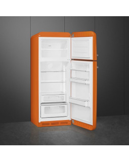 Külmik smeg, 50-ndate stiil, 172 cm, 222/72 l, 37 db, mehaaniline, parem, oranž-foto2