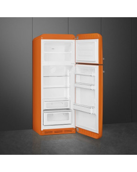 Külmik smeg, 50-ndate stiil, 172 cm, 222/72 l, 37 db, mehaaniline, parem, oranž-foto2