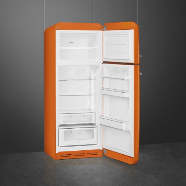 Külmik smeg, 50-ndate stiil, 172 cm, 222/72 l, 37 db, mehaaniline, parem, oranž Kodumasinad