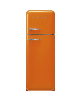 Külmik smeg, 50-ndate stiil, 172 cm, 222/72 l, 34 db, mehaaniline, parem, oranž