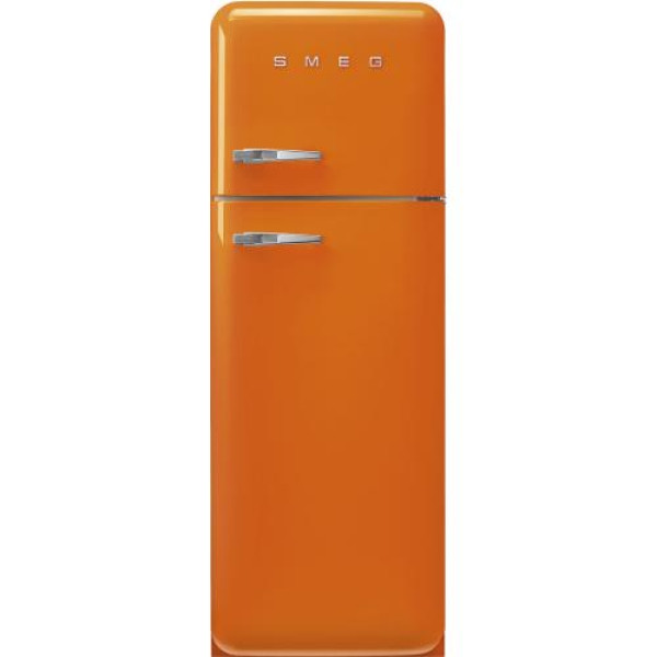 Külmik smeg, 50-ndate stiil, 172 cm, 222/72 l, 34 db, mehaaniline, parem, oranž
