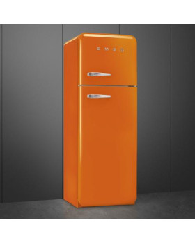 Külmik smeg, 50-ndate stiil, 172 cm, 222/72 l, 34 db, mehaaniline, parem, oranž-foto3