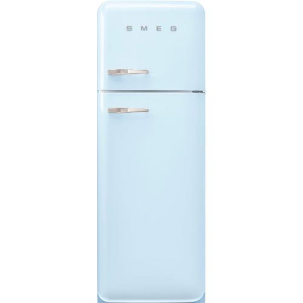 Külmik smeg, 50-ndate stiil, 172 cm, 222/72 l, 34 db, mehaaniline, parem, pastellsinine
