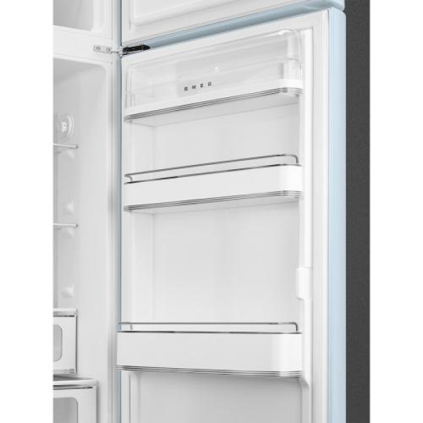 Külmik smeg, 50-ndate stiil, 172 cm, 222/72 l, 34 db, mehaaniline, parem, pastellsinine
