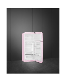 Külmik smeg, 50-ndate stiil, 172 cm, 222/72 l, 37 db, parem, mehaaniline juhtimine, pastellroosa-foto2