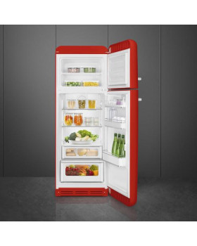 Külmik smeg, 50-ndate stiil, 172 cm, 222/72 l, 34 db, mehaaniline, parem, punane-foto4