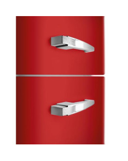 Külmik smeg, 50-ndate stiil, 172 cm, 222/72 l, 34 db, mehaaniline, parem, punane-foto3