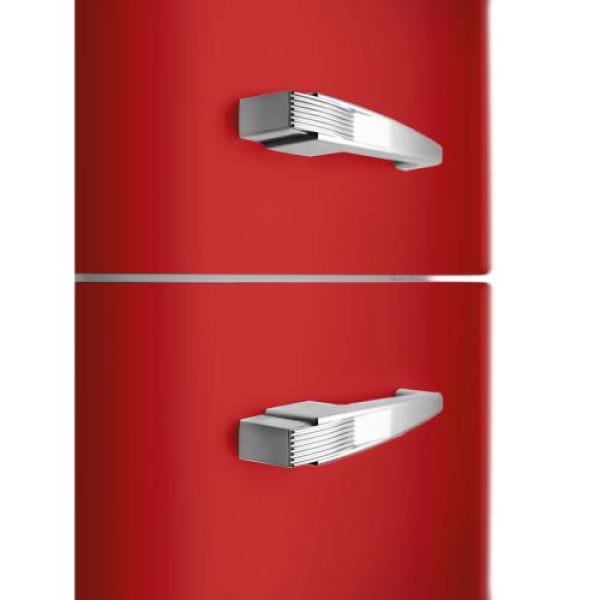 Külmik smeg, 50-ndate stiil, 172 cm, 222/72 l, 34 db, mehaaniline, parem, punane