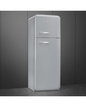 Külmik smeg, 50-ndate stiil, 172 cm, 222/72 l, 34 db, parem, mehaaniline juhtimine, hõbedane-foto2