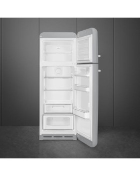 Külmik smeg, 50-ndate stiil, 172 cm, 222/72 l, 34 db, parem, mehaaniline juhtimine, hõbedane-foto5