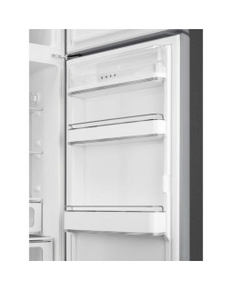 Külmik smeg, 50-ndate stiil, 172 cm, 222/72 l, 34 db, parem, mehaaniline juhtimine, hõbedane-foto7