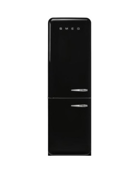 Külmik smeg, 50-ndate stiil, 196 cm, 234/97 l, 35 db, elektrooniline juhtimine, nofrost, must