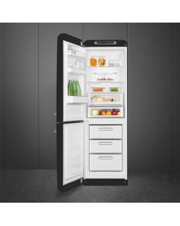 Külmik smeg, 50-ndate stiil, 196 cm, 234/97 l, 35 db, elektrooniline juhtimine, nofrost, must-foto10