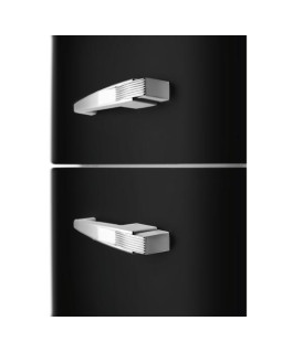 Külmik smeg, 50-ndate stiil, 196 cm, 234/97 l, 35 db, elektrooniline juhtimine, nofrost, must-foto8