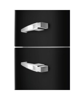 Külmik smeg, 50-ndate stiil, 196 cm, 234/97 l, 35 db, elektrooniline juhtimine, nofrost, must-foto8