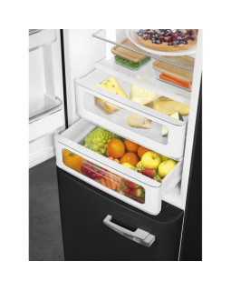 Külmik smeg, 50-ndate stiil, 196 cm, 234/97 l, 35 db, elektrooniline juhtimine, nofrost, must-foto5