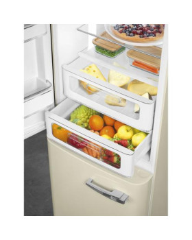 Külmik smeg, 50-ndate stiil, nofrost, 196 cm,  234/97 l, 35 db, elektrooniline juhtimine, kreem-foto5