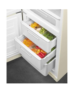 Külmik smeg, 50-ndate stiil, nofrost, 196 cm, 234/97 l, 35 db, elektrooniline juhtimine, kreem-foto3