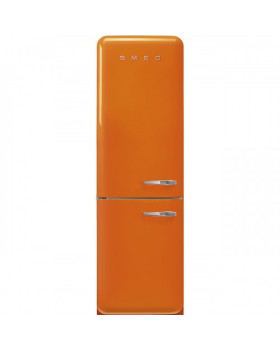 Külmik smeg, 50-ndate stiil, 196 cm, 234/97 l, 37 db, elektrooniline juhtimine, nofrost, oranž
