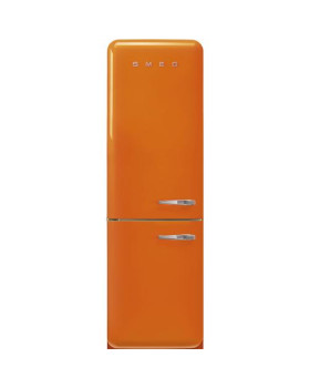 Külmik smeg, 50-ndate stiil, 196 cm, 234/97 l, 35 db, elektrooniline juhtimine, nofrost, oranž