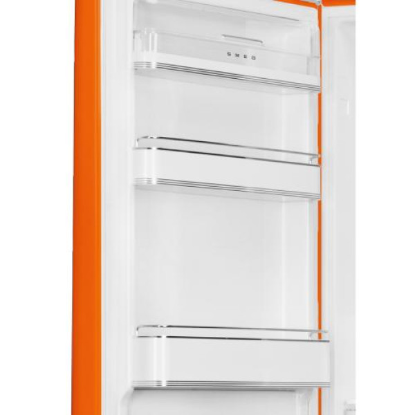 Külmik smeg, 50-ndate stiil, 196 cm, 234/97 l, 35 db, elektrooniline juhtimine, nofrost, oranž