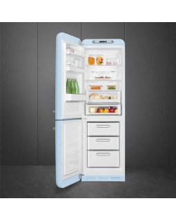 Külmik smeg, 50-ndate stiil, nofrost, 196 cm, 234/97 l, 35 db, elektrooniline juhtimine, pastellsinine-foto10