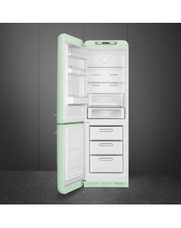 Külmik smeg, 50-ndate stiil, 196 cm, 234/97 l, 35 db, elektrooniline juhtimine, nofrost, pastellroheline-foto7
