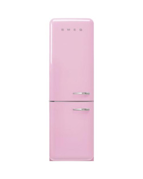 Külmik smeg, 50-ndate stiil, nofrost, 196 cm, 234/97 l, 35 db, elektrooniline juhtimine, pastellroosa