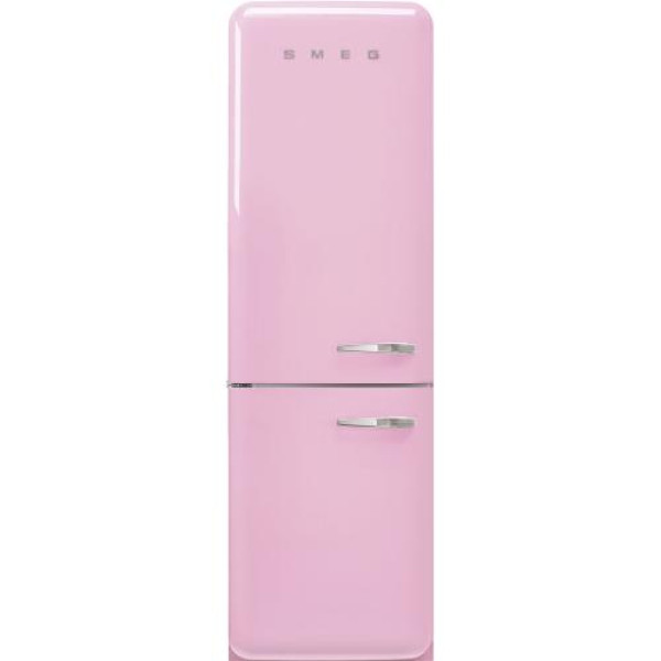 Külmik smeg, 50-ndate stiil, nofrost, 196 cm, 234/97 l, 35 db, elektrooniline juhtimine, pastellroosa