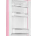 Külmik smeg, 50-ndate stiil, nofrost, 196 cm, 234/97 l, 35 db, elektrooniline juhtimine, pastellroosa