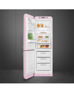 Külmik smeg, 50-ndate stiil, nofrost, 196 cm, 234/97 l, 35 db, elektrooniline juhtimine, pastellroosa-foto10